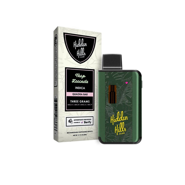 Hidden Hills Quadra Bar HHC Blend Disposable 3G