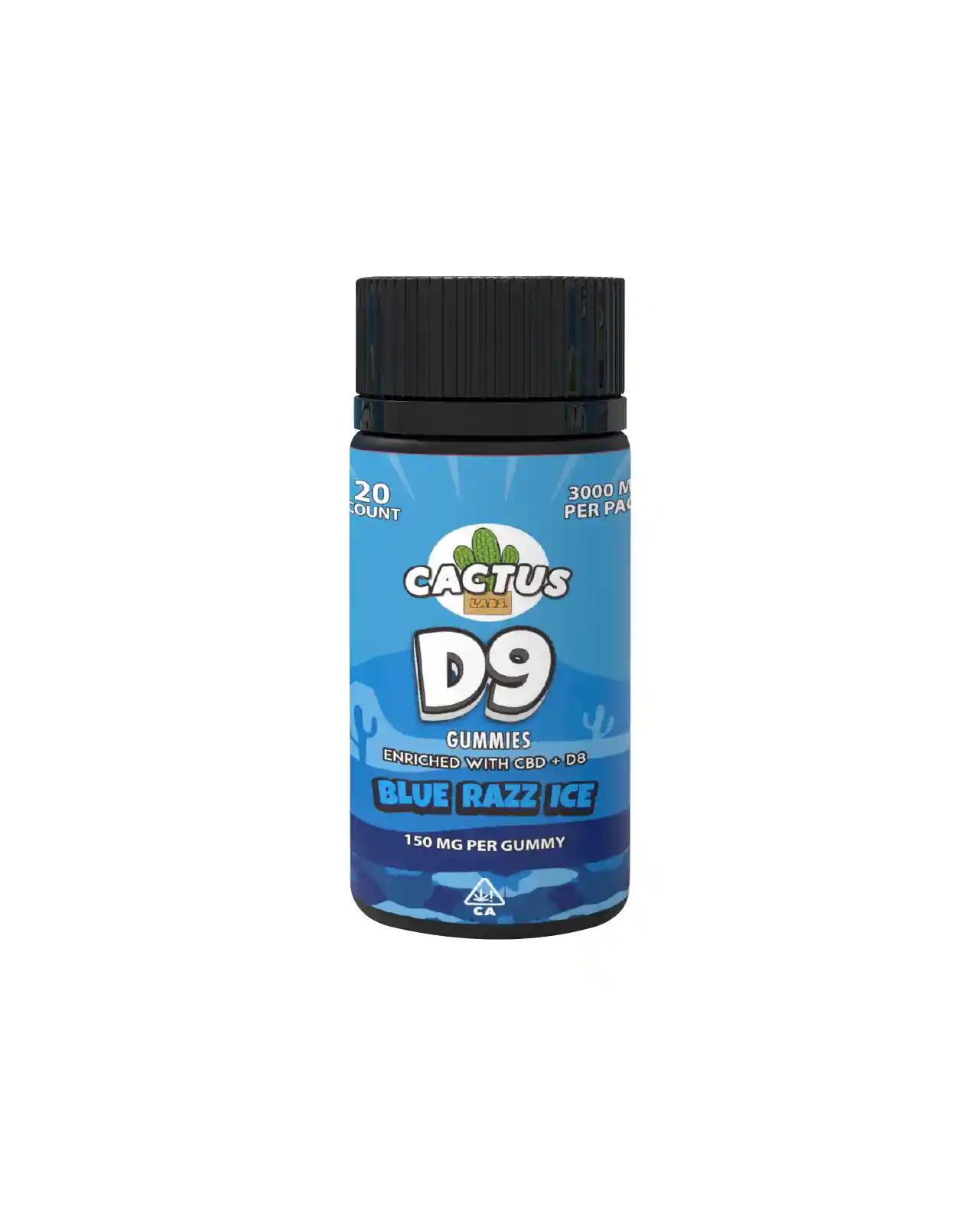 Gomitas Veganas Cactus D9 – 20 gomitas (3000mg)