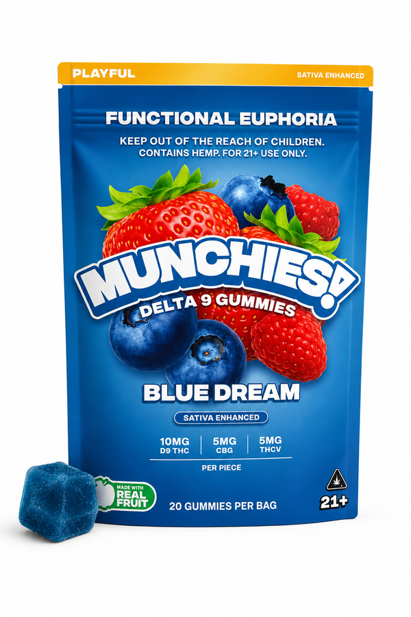 Euphoria Gummies – Blue Dream – Playful (Sativa)(20u)