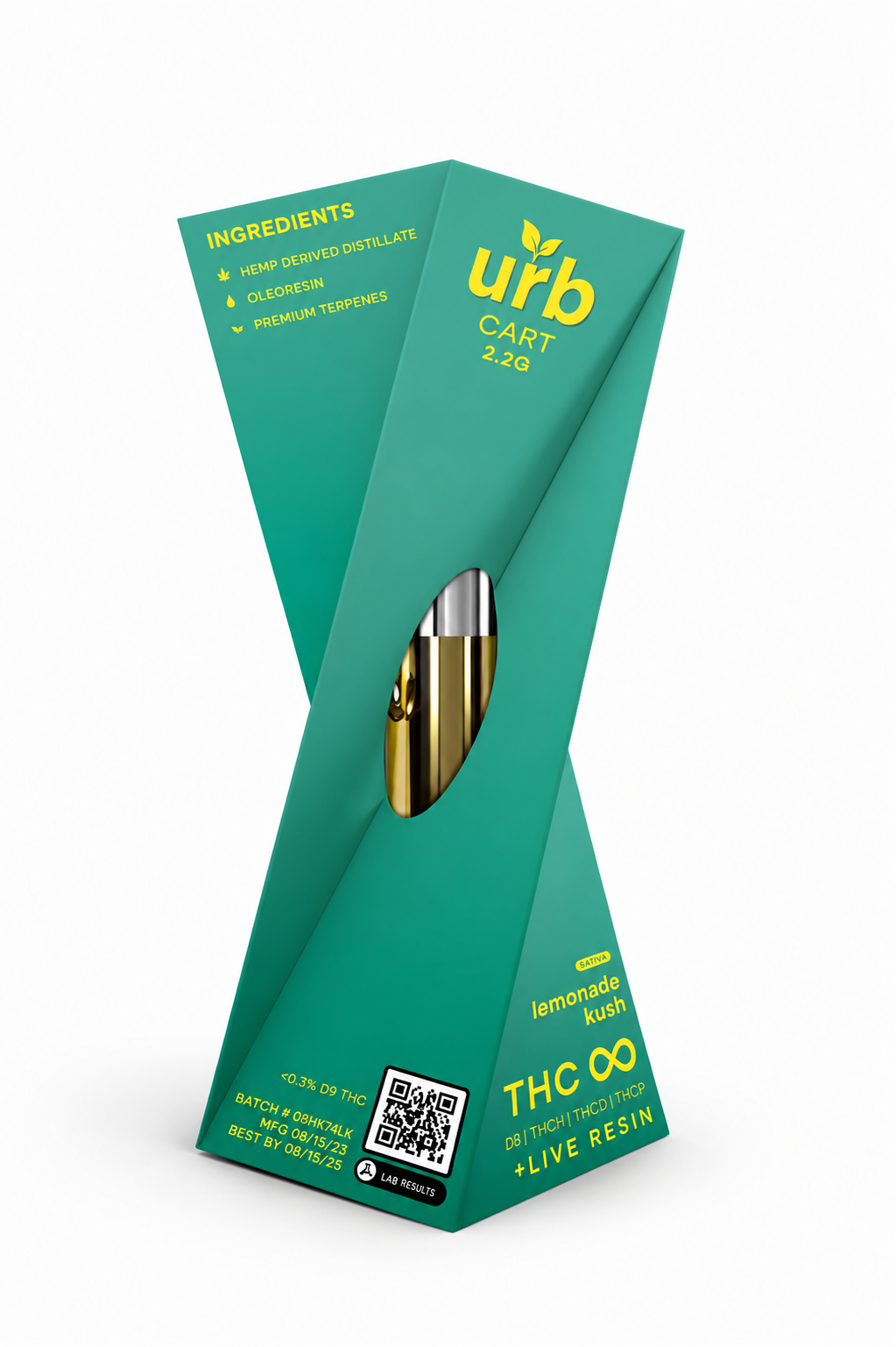 Cartucho 510 URB 2.2G THC P - HYBRID