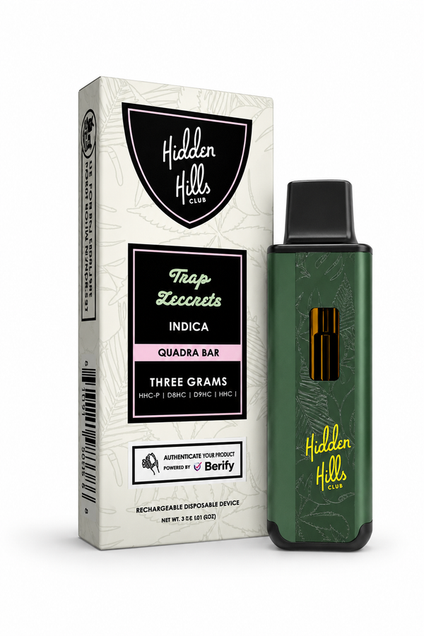 Hidden Hills Quadra Bar HHC Blend Disposable 3G