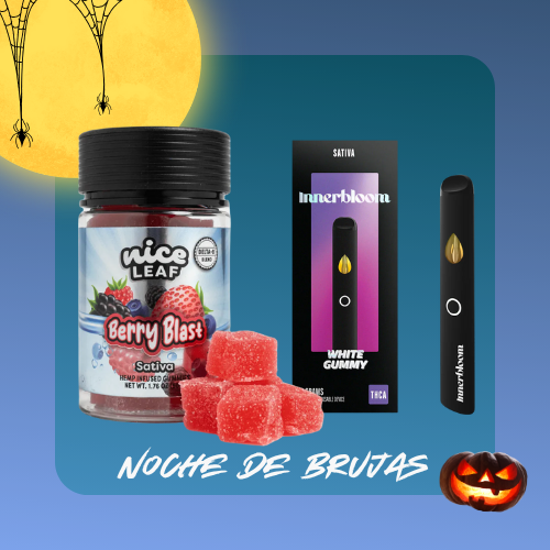 Noche de Brujas - Gomitas Nice Leaf 3500mg + Innerbloom 3G