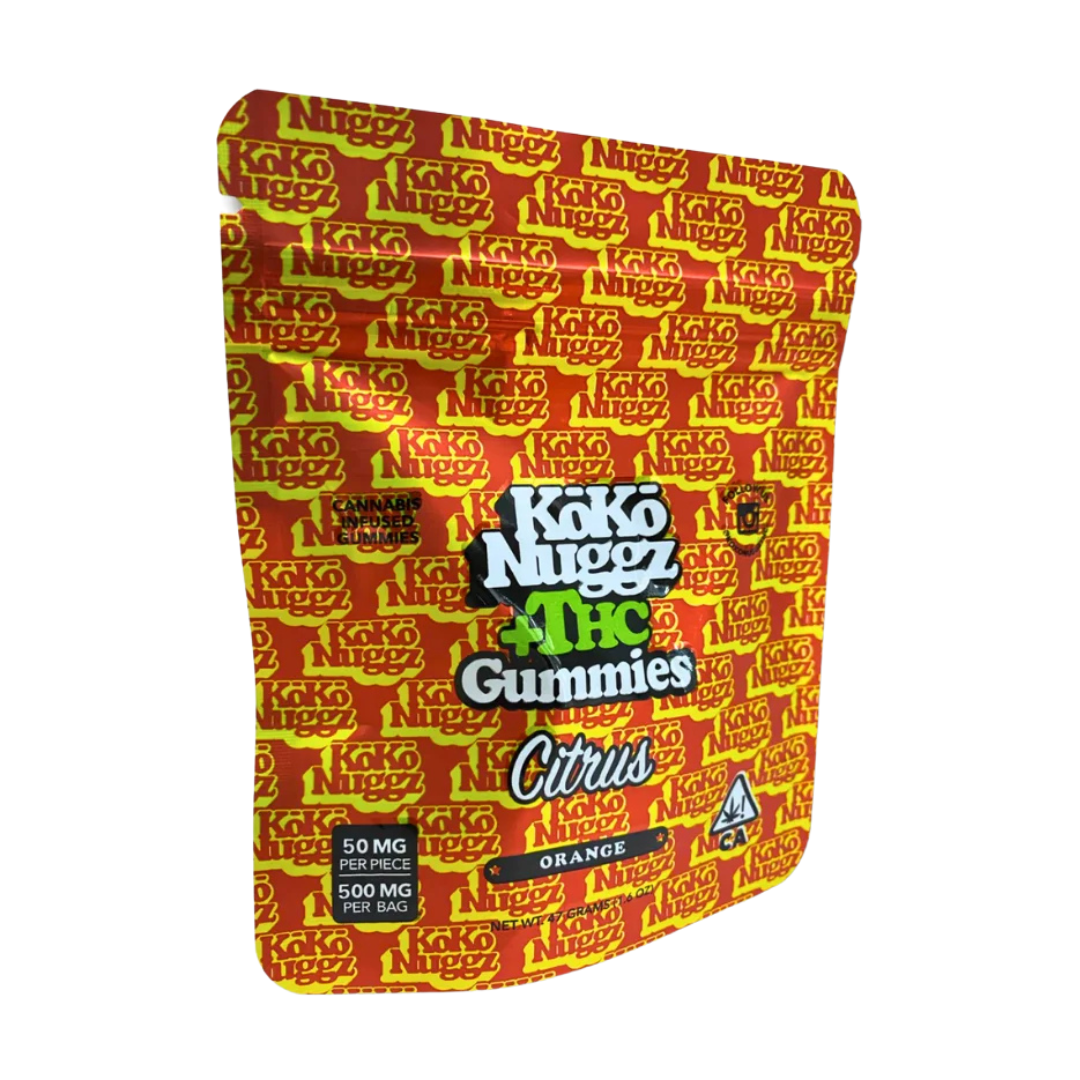 Gomitas Kökö Nugz +THC Citrus (Naranja) – 500mg