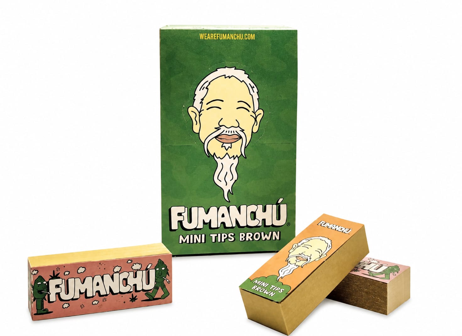 Fumanchú Mini Tips Brown