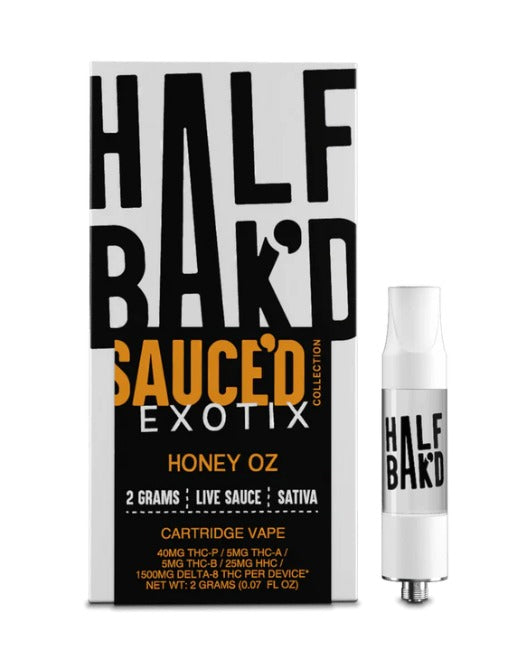 Half Bak’d Sauce’d Exotix Vape Cartridge 2G
