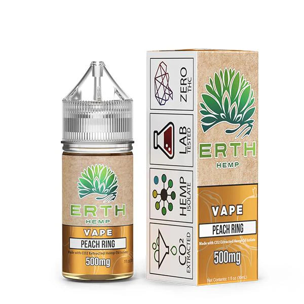 Líquido CBD Peach Rings 500mg