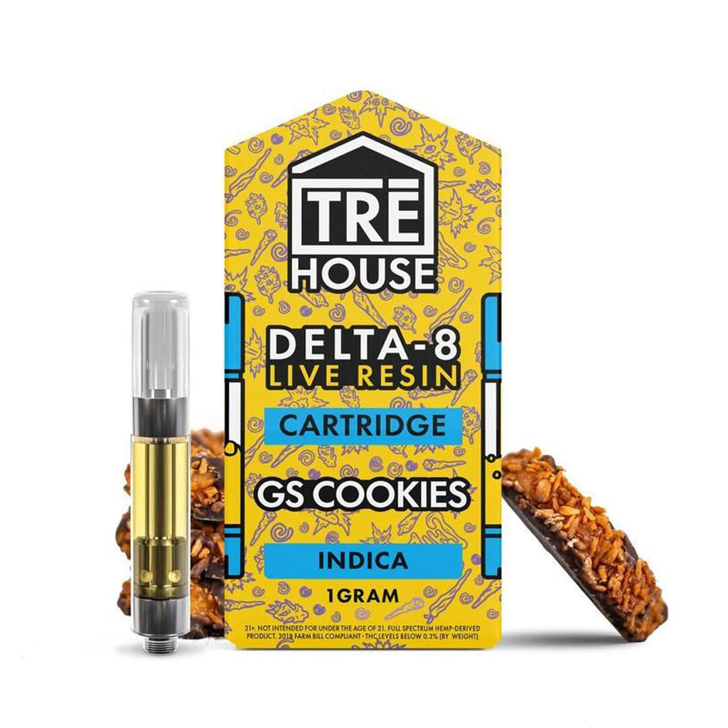 Cartucho TRĒ House Delta 8 - GS Cookies (1g)