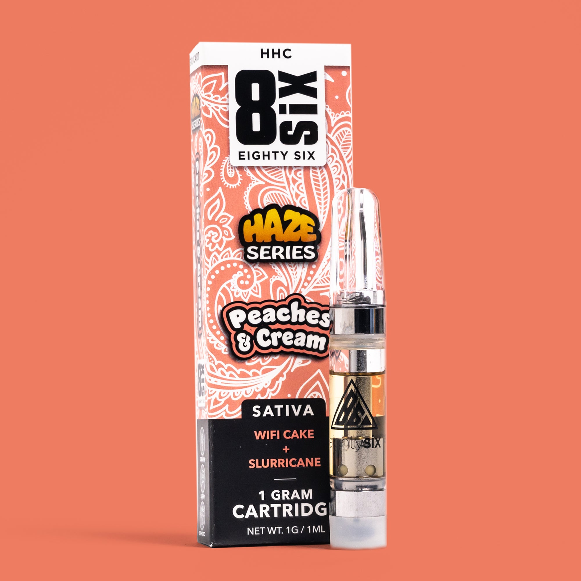 Cartucho HHC Duraznos y Crema 1G