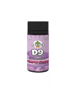 Gomitas Veganas Cactus D9 – 20 gomitas (3000mg)