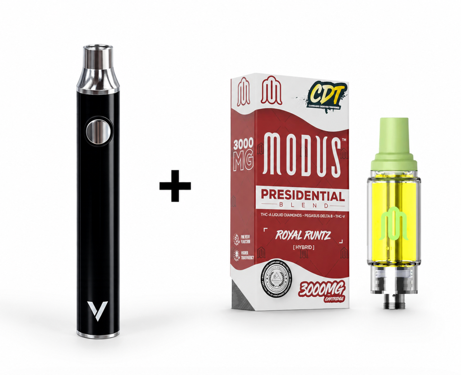 Kit Destilado Importado – Cartucho Premium THC-P + Batería