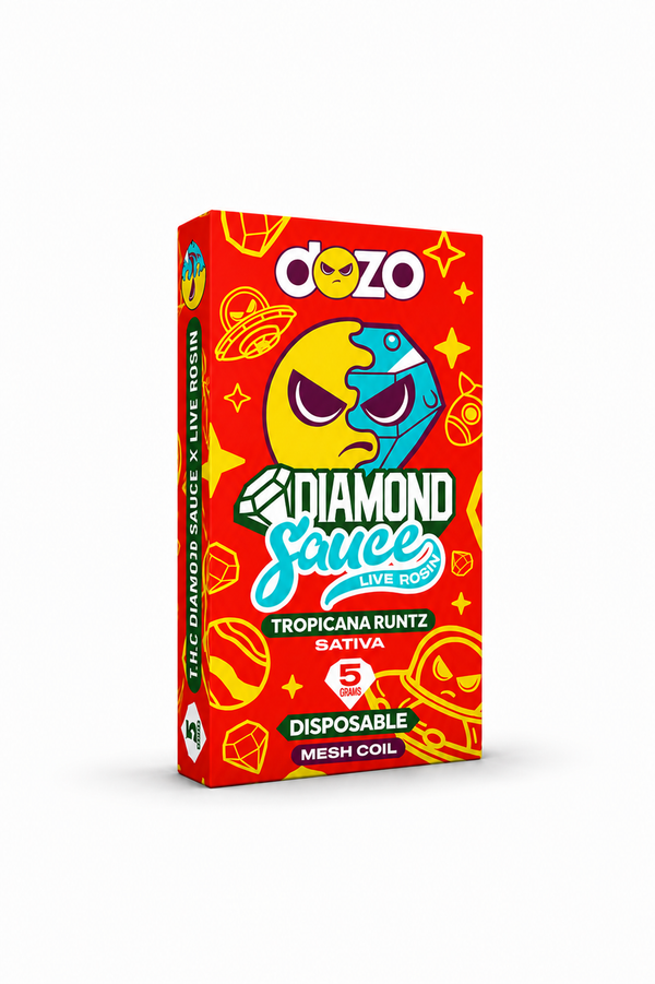 Destilado Dozo THC Liquid Diamonds (D8, D10, THC-A y CBD) 5000mg