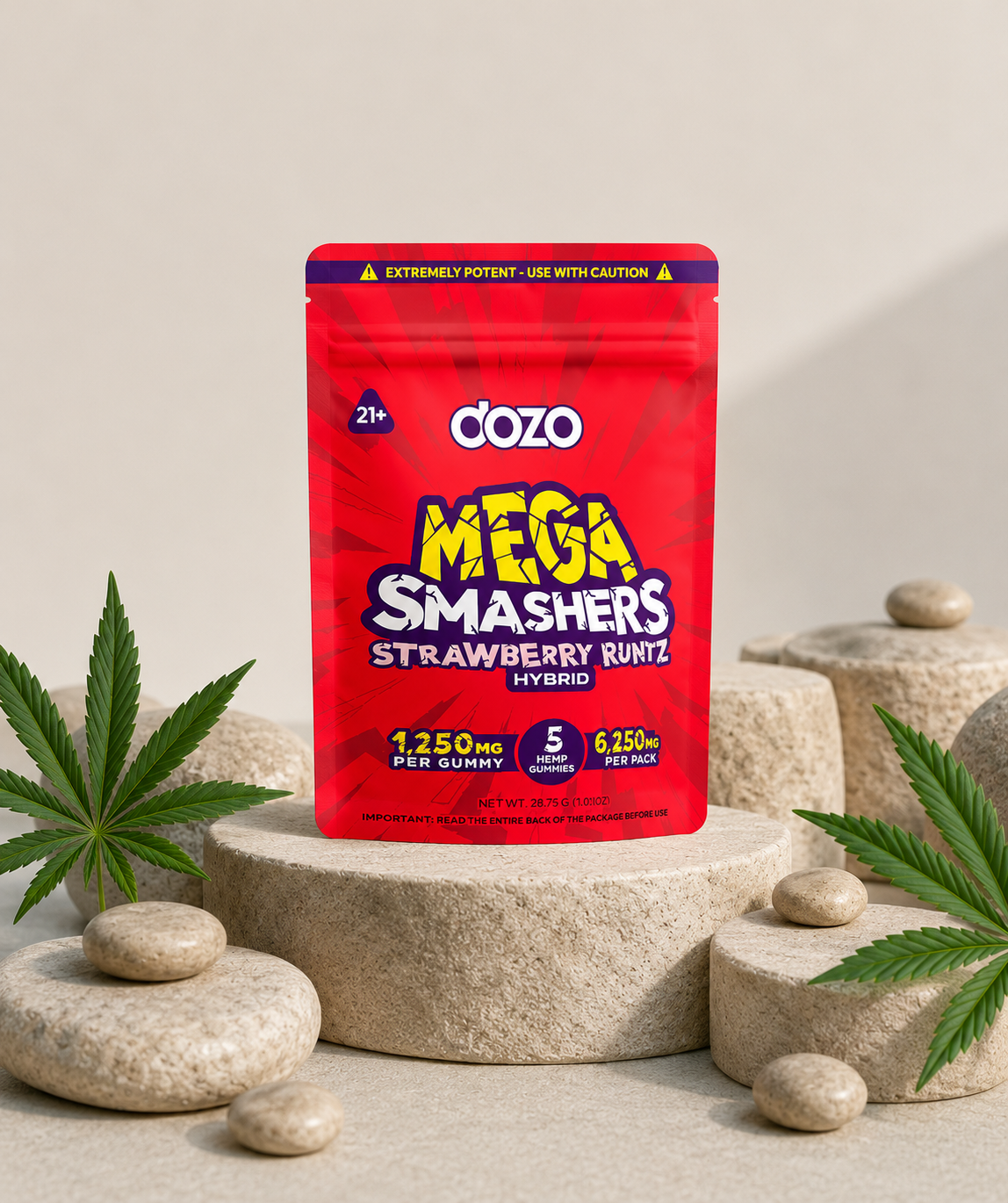 Gomitas Dozo X5 Mega Smashers 6250mg