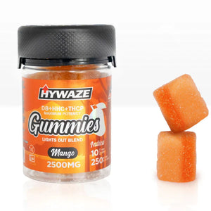 Gomitas de máxima potencia HYWAZE D8+HHC+THCP 250MG- Indica