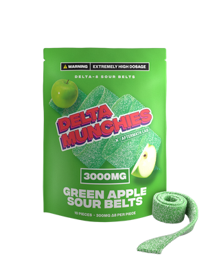 Delta 8 3000MG Green Apple Sour Belt